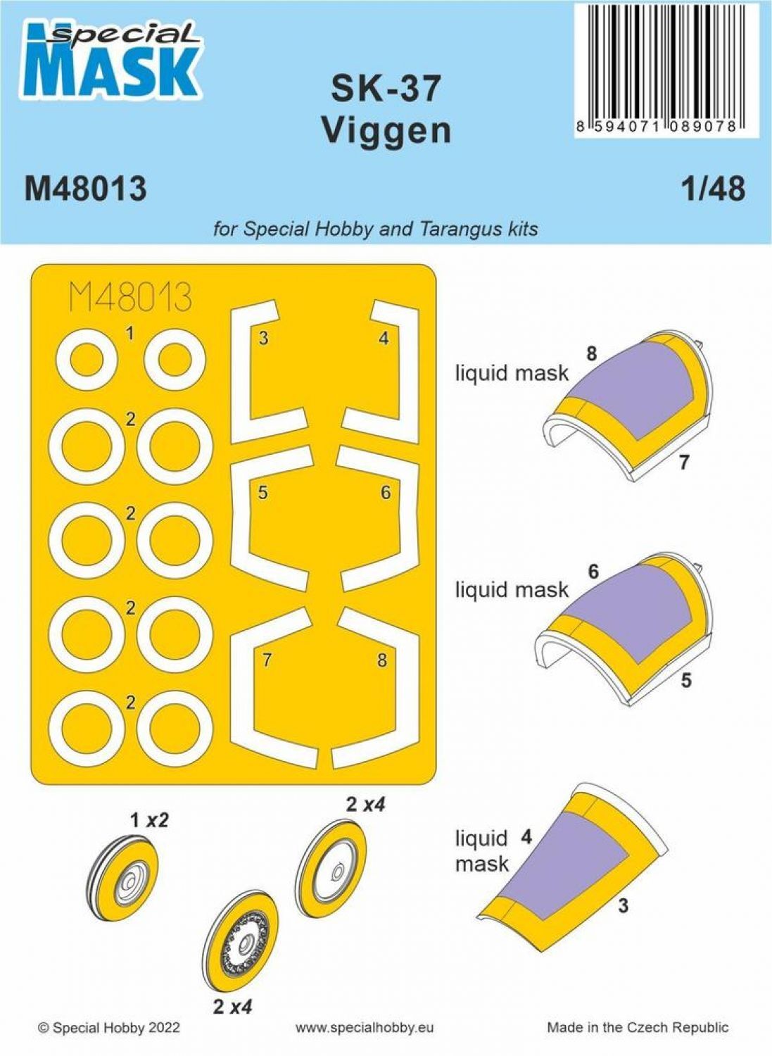 Special Hobby 1/48 SK-37 Viggen MASK