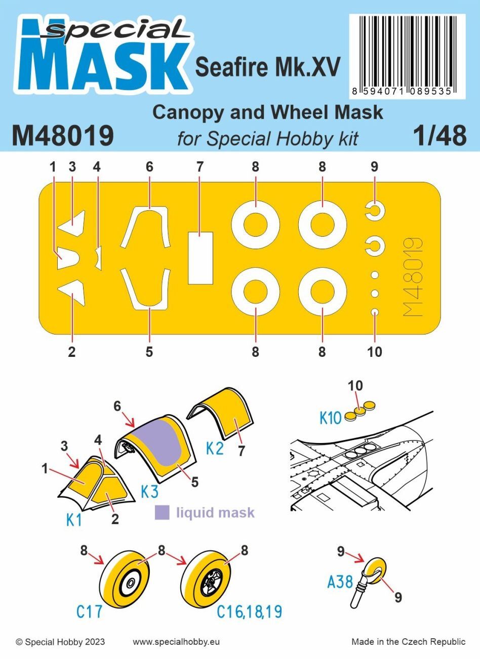 Special Hobby 1/48 Seafire Mk.15 MASK