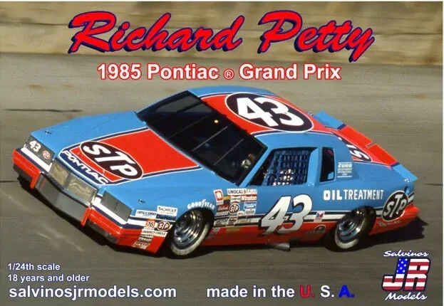 Salvinos J R 1/24 Richard Petty 1985 Pontiac Grand Prix Plastic Model Kit [RPGP1985D]