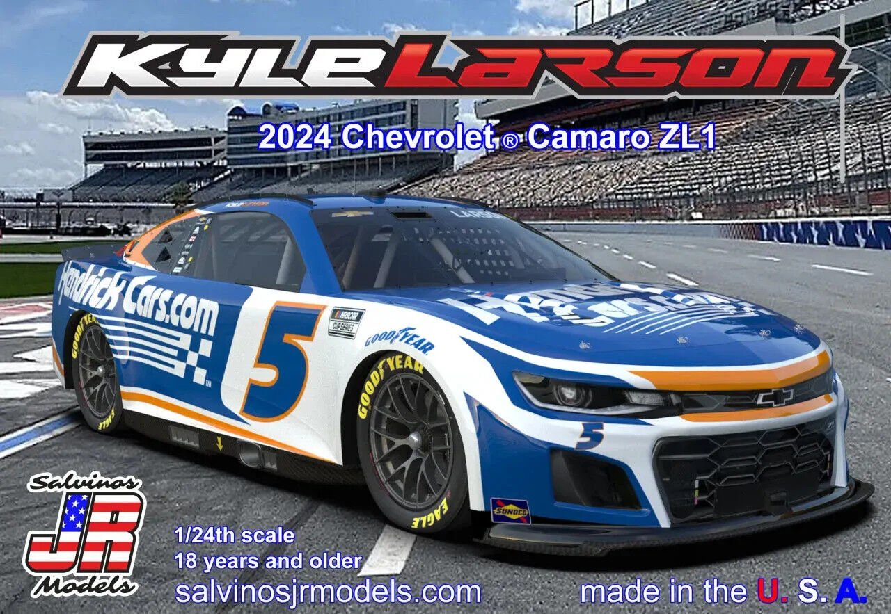 Salvinos J R 1/24 Hendrick Motorsports 2024 Kyle Larson "600 McLaren" Plastic Model Kit [HMC2024KLC]
