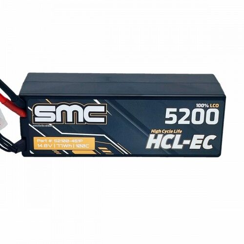 HCL-EC 14.8V 5200mAh 100C wired hardcase XT90