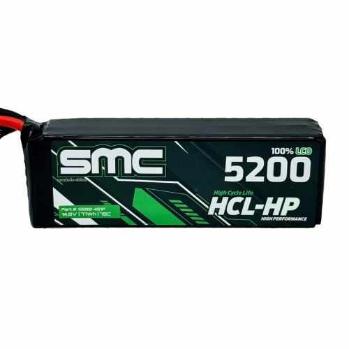 HCL-HP 14.8V-5200mAh-75C Flight Pack XT90