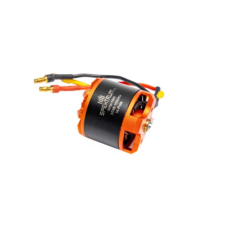 SPM-1000 Spektrum 3536-1030Kv 14-Pole Brushless Outrunner Motor, Decathlon RJG Spektrum