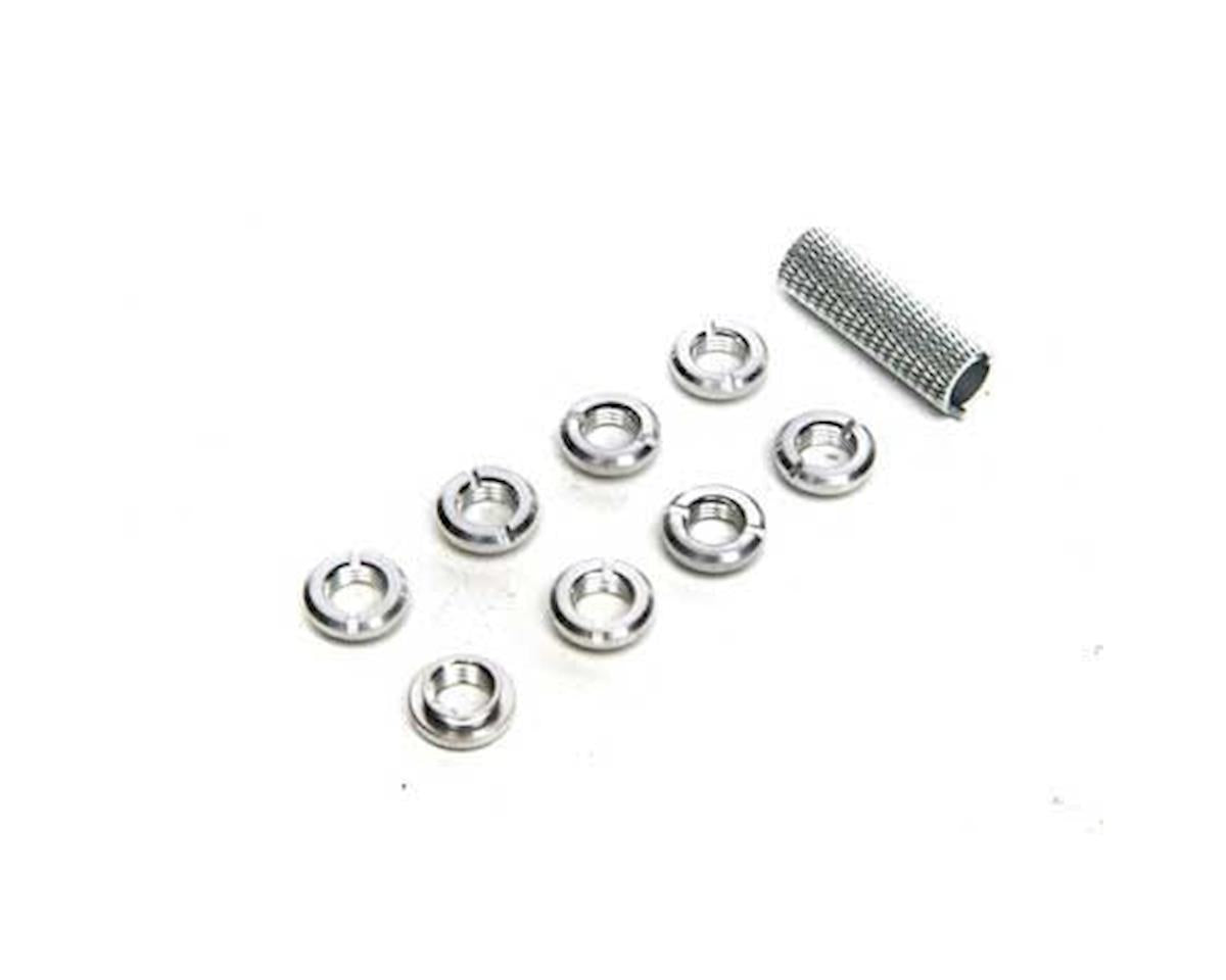 SPMA1304 Spektrum Radio Silver Switch Nuts with Wrench, 8pcs Spektrum