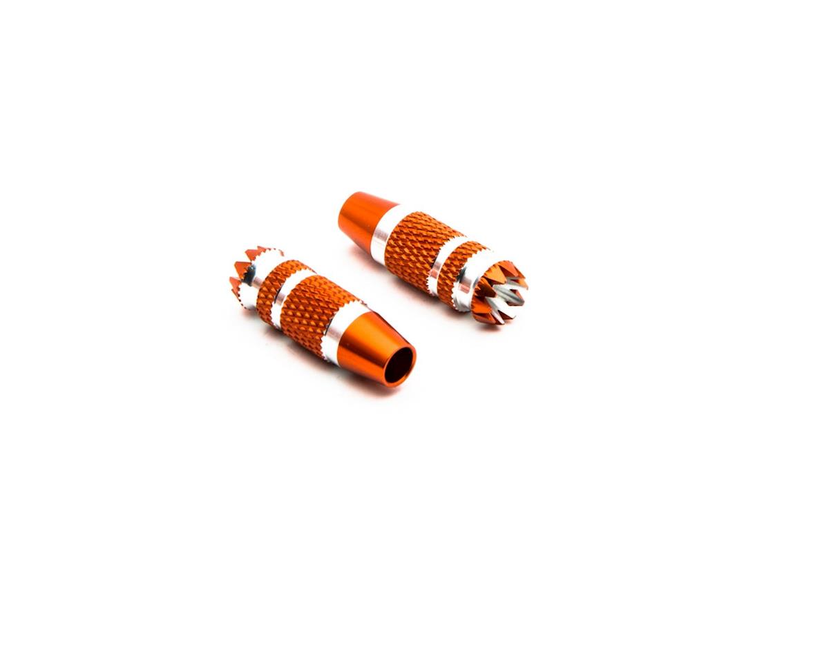 SPMA4005 Spektrum Stick End 24mm Orange with Silver Spektrum