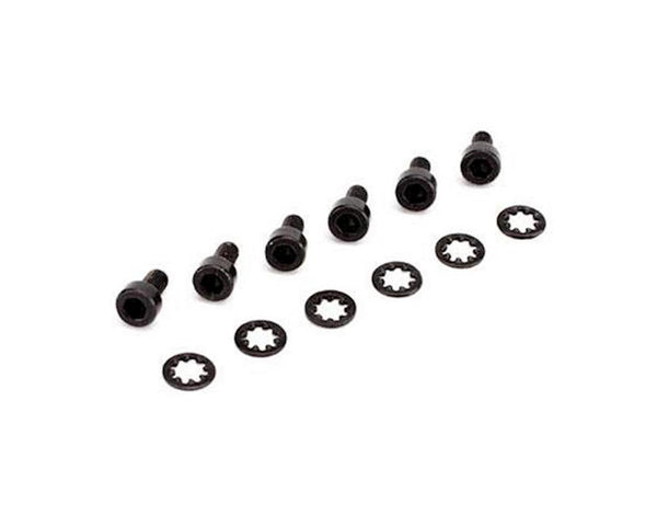 SPMA4043 Spektrum Socket Head Metal Gear Servo Screws & Washers, 6pcs