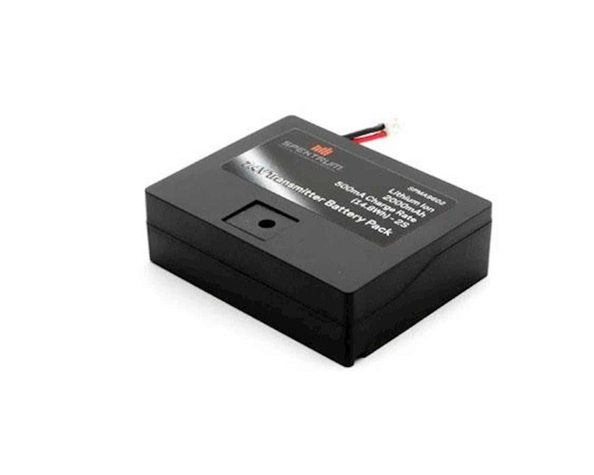 SPMA9602 Spektrum 2000mah 2S 7.4v Li-Ion Upgrade Transmitter Battery suit DXe, DX6e and DX8e Spektrum