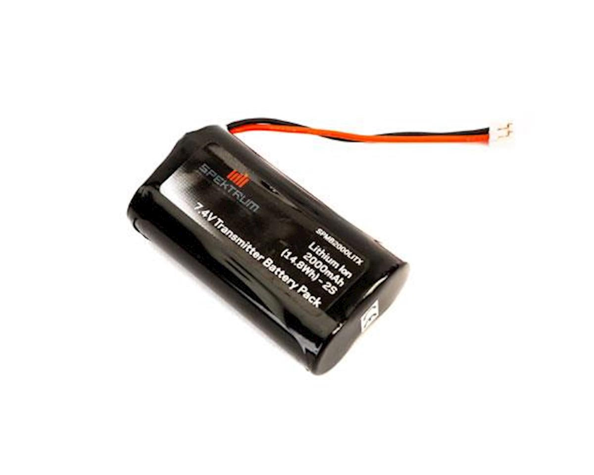 SPMB2000LITX Spektrum 2000mah 2S 7.4v LiIon Transmitter Battery suit DX9 Spektrum