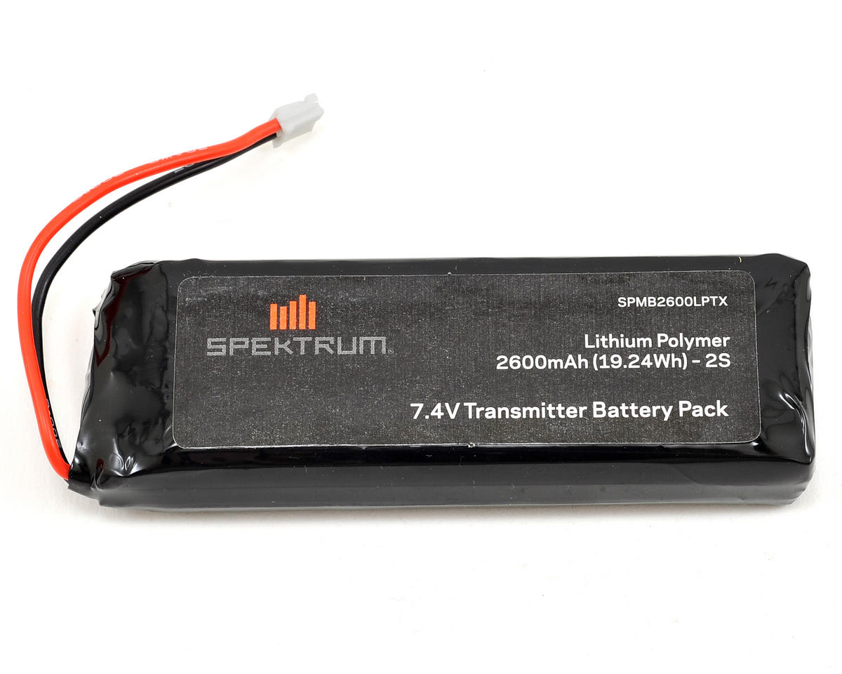 SPMB2600LPTX Spektrum 2600mah 2S 7.4v LiPo Transmitter Battery suit DX18 Spektrum