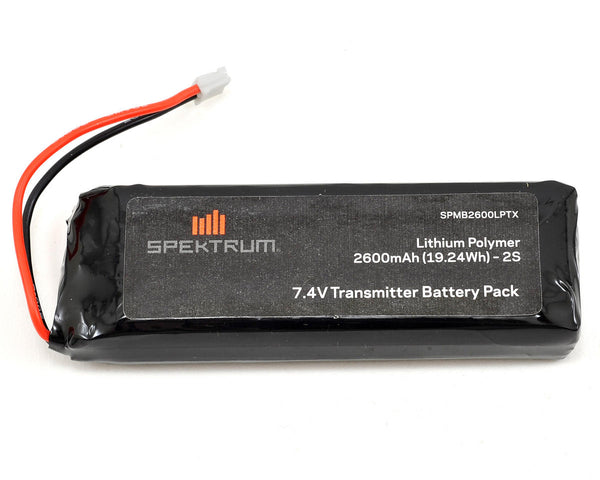 Spektrum 2600mah 2S 7.4v LiPo Transmitter Battery suit DX18
