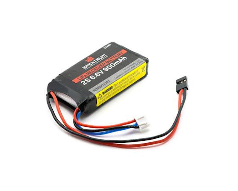 SPMB900LFRX Spektrum 900mAh 2S 6.6v LiFe Receiver Battery