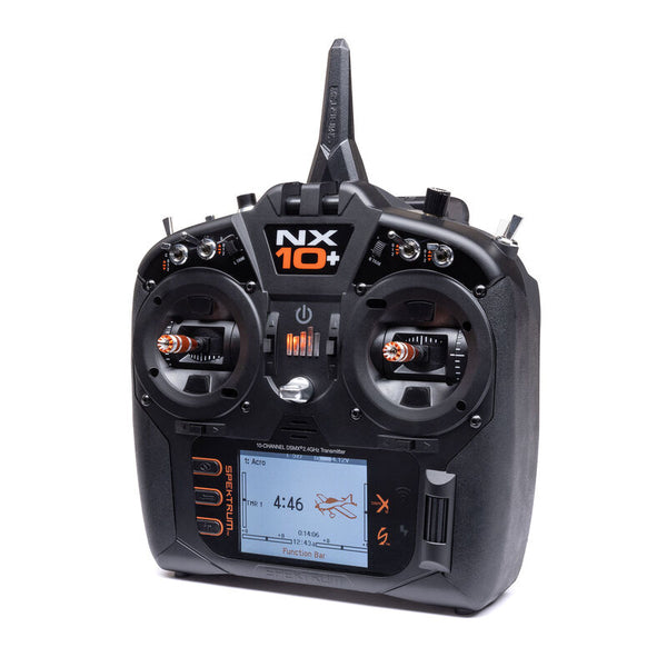 SPMR10120 Spektrum NX10+ 20-Channel DSMX Transmitter Only, Mode 2, SPMR10120