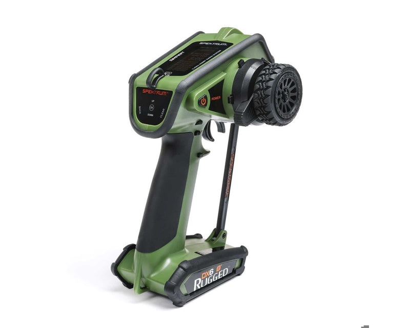 SPMR6215G Spektrum DX6 Rugged 6Ch Surface Transmitter, Green, SPMR6215G