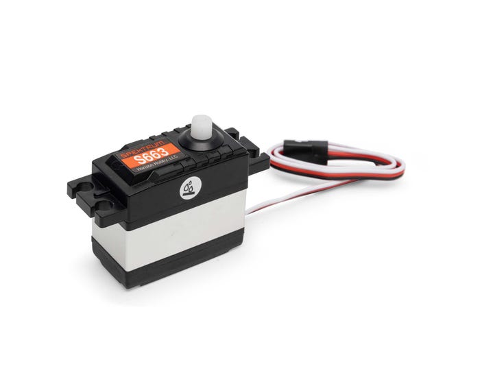 Spektrum Waterproof 25T Standard Servo with Plastic Gears Spektrum