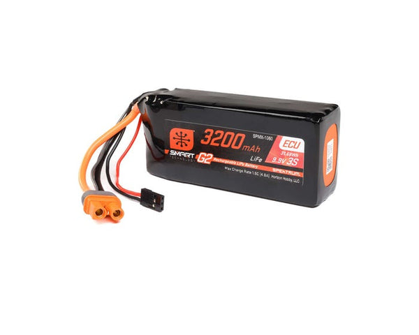 Spektrum 3200mAh 3S 10C Smart G2 ECU LiFe Battery with IC3 Connector