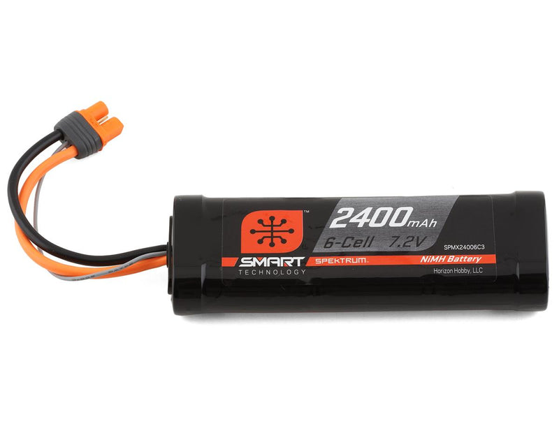 SPMX24006C3 Spektrum 2400mAh 7.2V Smart NiMH Battery with IC3 Connector