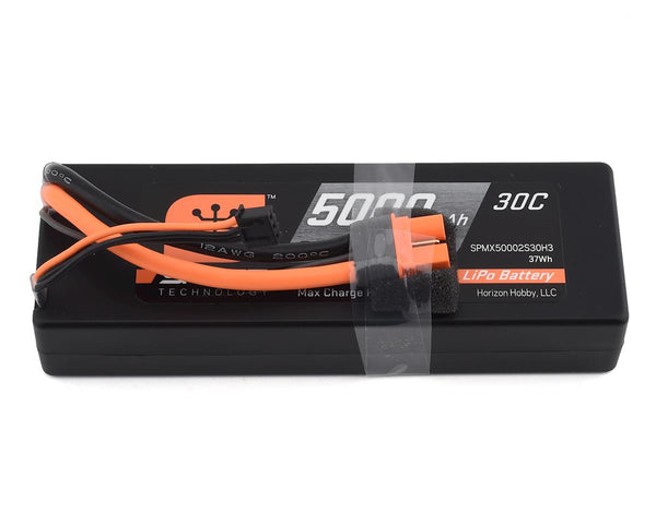 Spektrum 5000mah 2S 7.4v 30C Smart Hard Case LiPo Battery with IC3 Connector