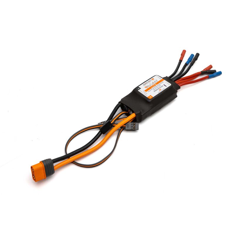 SPMXAE0240C Spektrum Avian 40A Dual Smart Lite ESC with IC3 Connector, Version C