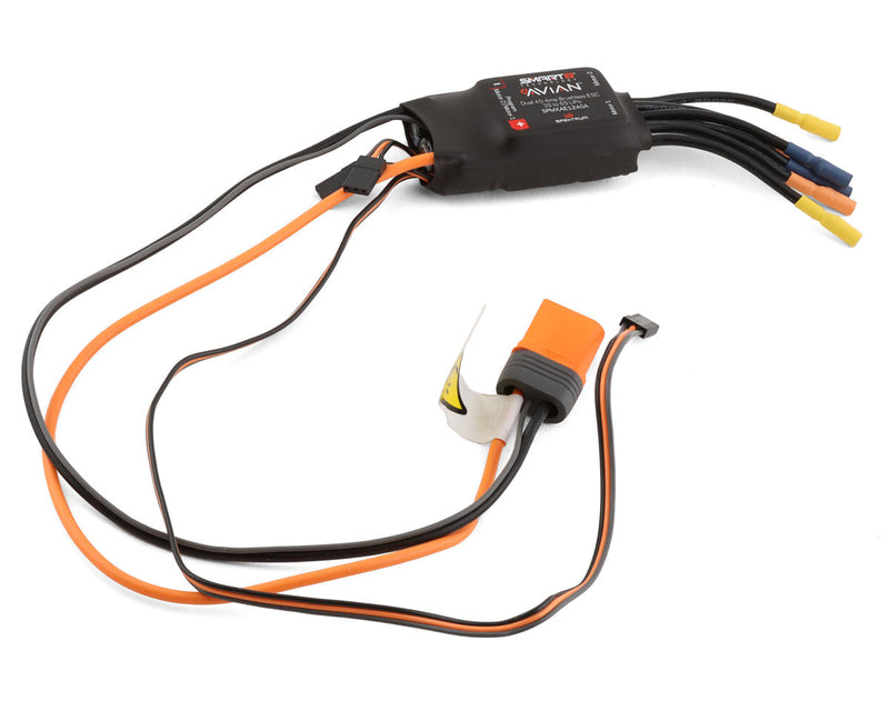 SPMXAE1240A Spektrum Avian Dual 40A Brushless ESC 3-6S