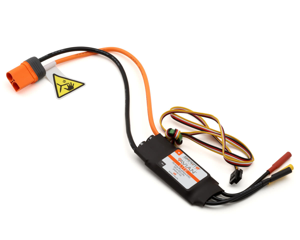 SPMXAE70C Spektrum Avian 70-Amp Smart Lite Brushless ESC Spektrum