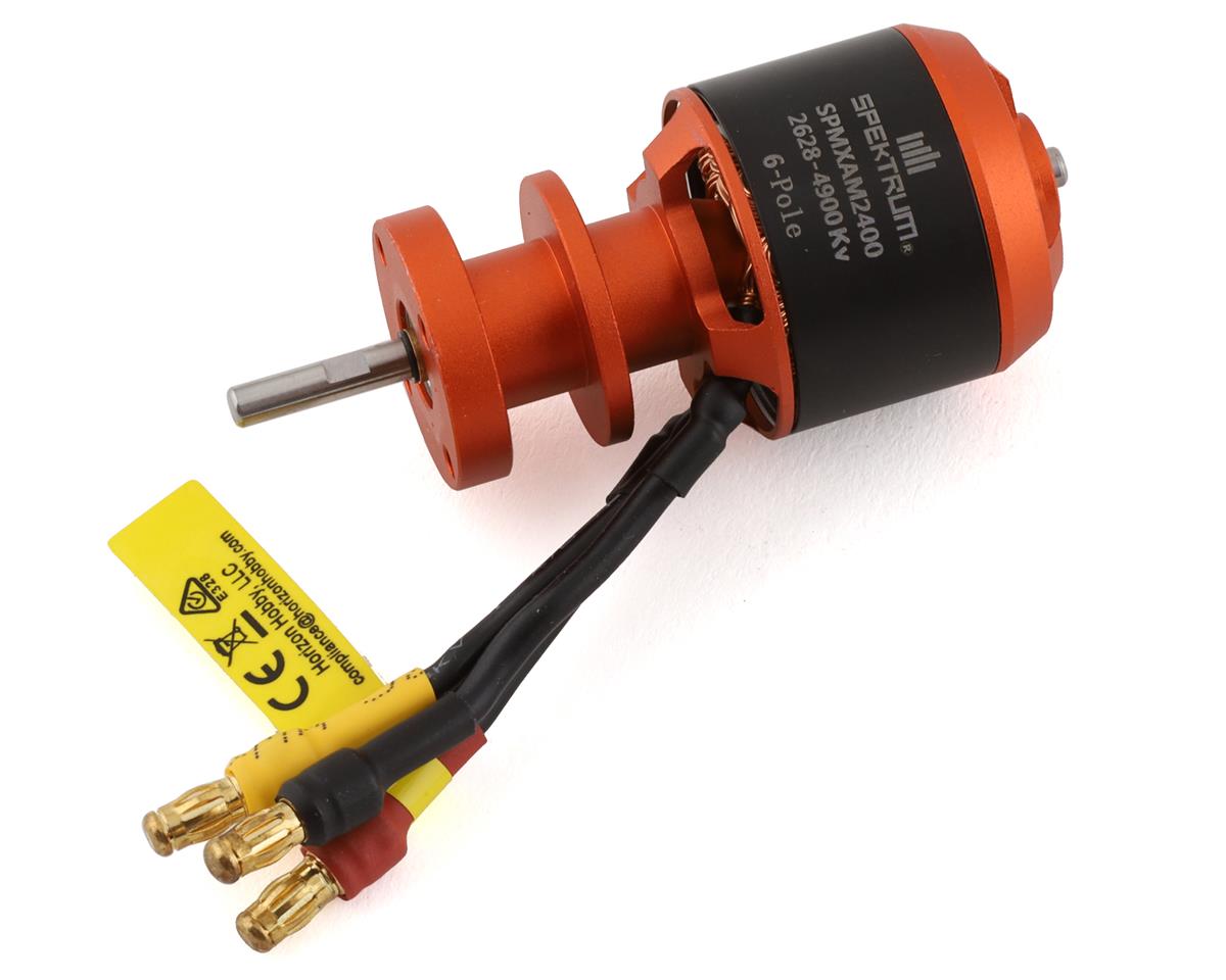 SPMXAM2400 Spektrum 2628-4900Kv Brushless Outrunner Motor Spektrum