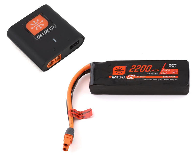 SPMXPSA200 Spektrum Smart G2 Air Powerstage Bundle with 2200mah 3S LiPo and USB Charger