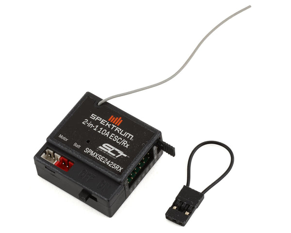 SPMXSE2425RX Spektrum 2 in 1 10A ESC/RX Combo - AX24