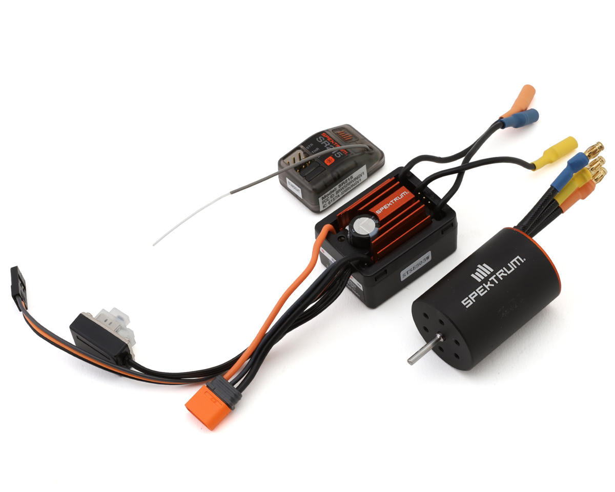 Spektrum Firma Brushless ESC, Motor and RX Combo, Losi NASCAR - SPMXSEMC25