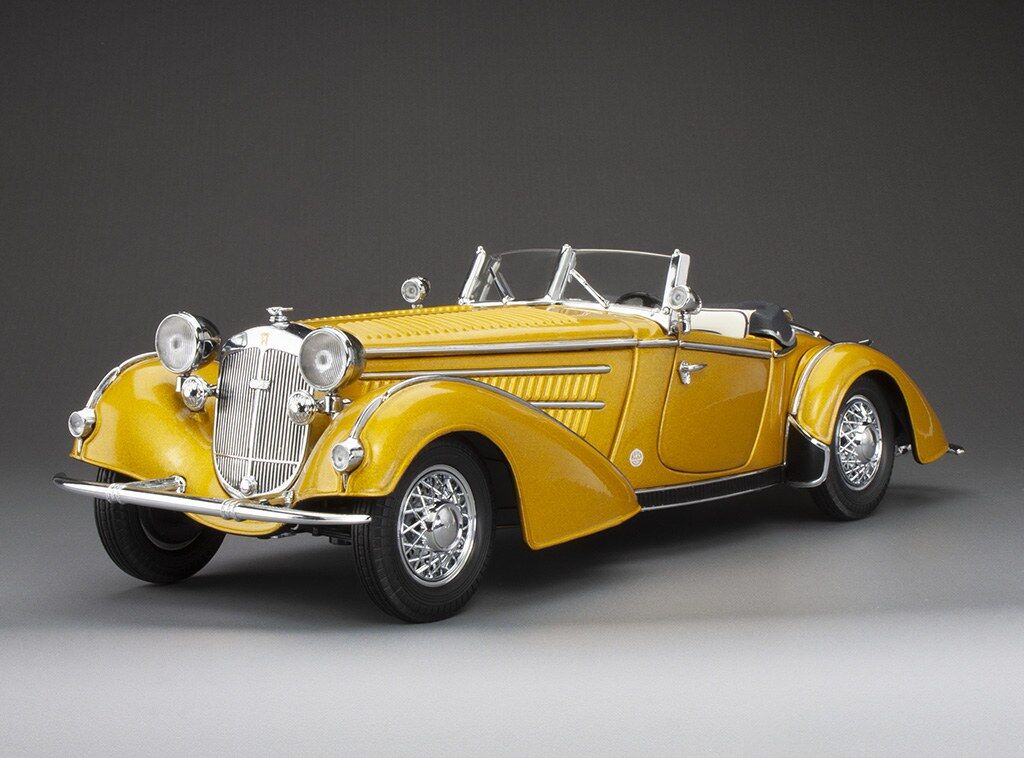 Sun Star 1/18 1939 Horch 855 Roadster - Gold