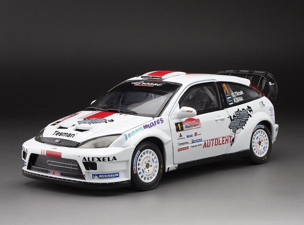 Sun Star 1/18 Ford Focus RS WRC '03 - #1 O.Tnak/K.Sikk - Winner Saaremaa Rally 2011 (limited edition 1999pcs)