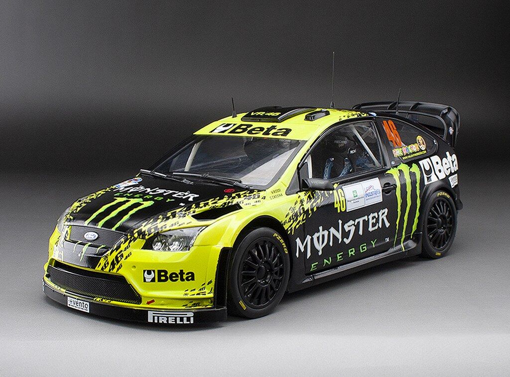 Sun Star 1/18 Ford Focus RS WRC '08 - #46 V.Rossi/C.Cassina - Monza Rally Show 2009 (limited edition 999pcs)