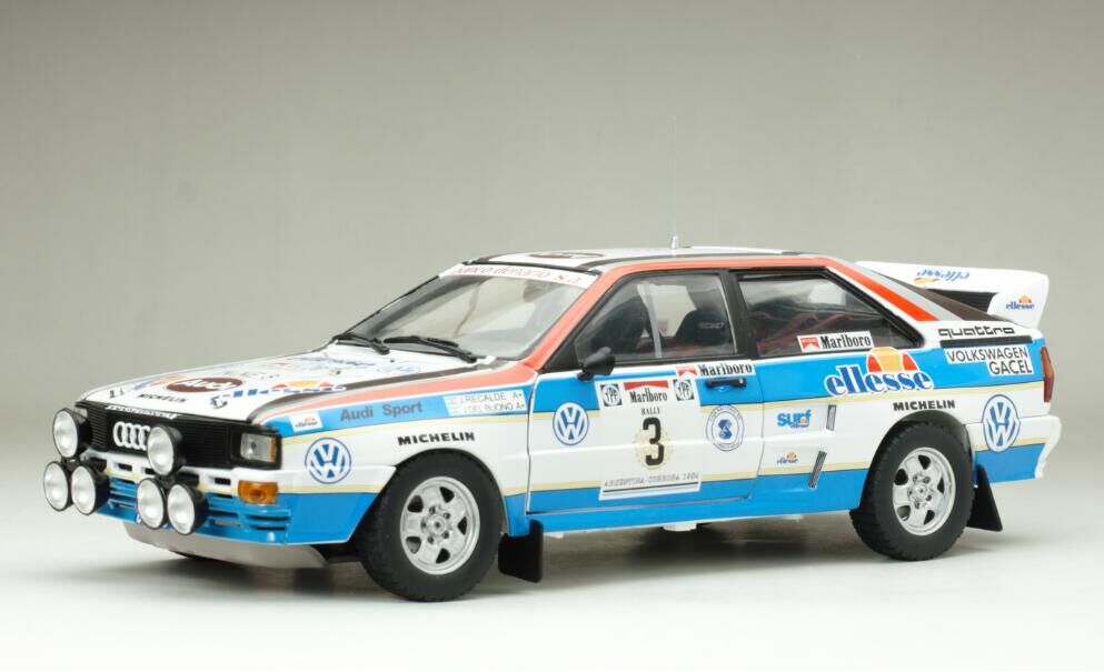 Sun Star 1/18 Audi Quattro A2 -#3 J.Recalde/J.Del Buono - 3rd Marlboro Rally of Argentina YPF 1984