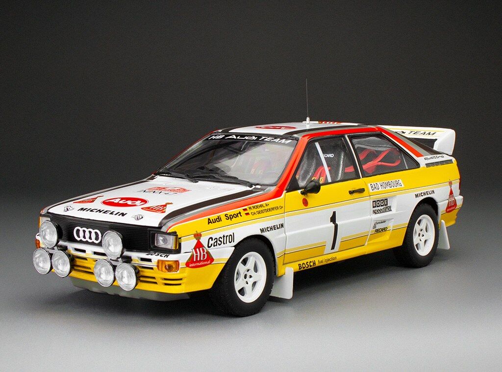 Sun Star 1/18 Audi Quattro A2 - #1 W.RÃ¶hrl/C.GeistdÃ¶rfer - Rallye Monte-Carlo 1984 (limited edition 999pcs)