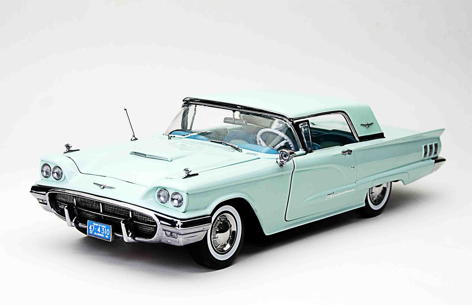 Sun Star 1/18 1960 Ford Thunderbird Hard Top-Aquamarine