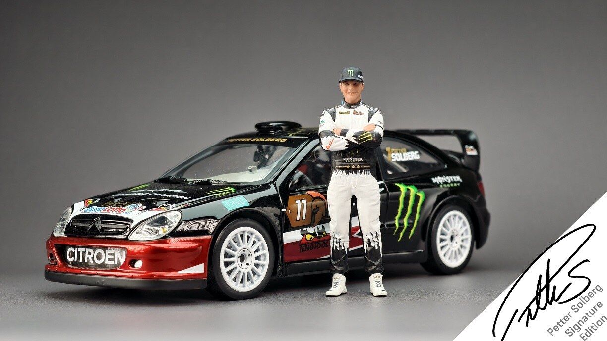 Sun Star 1/18 CitroÃ«n Xsara WRC - #11 P.Solberg - Gymkhana Grid 2016  ((limited edition 999pcs with Peter Solberg Figure) Diecast Model Car
