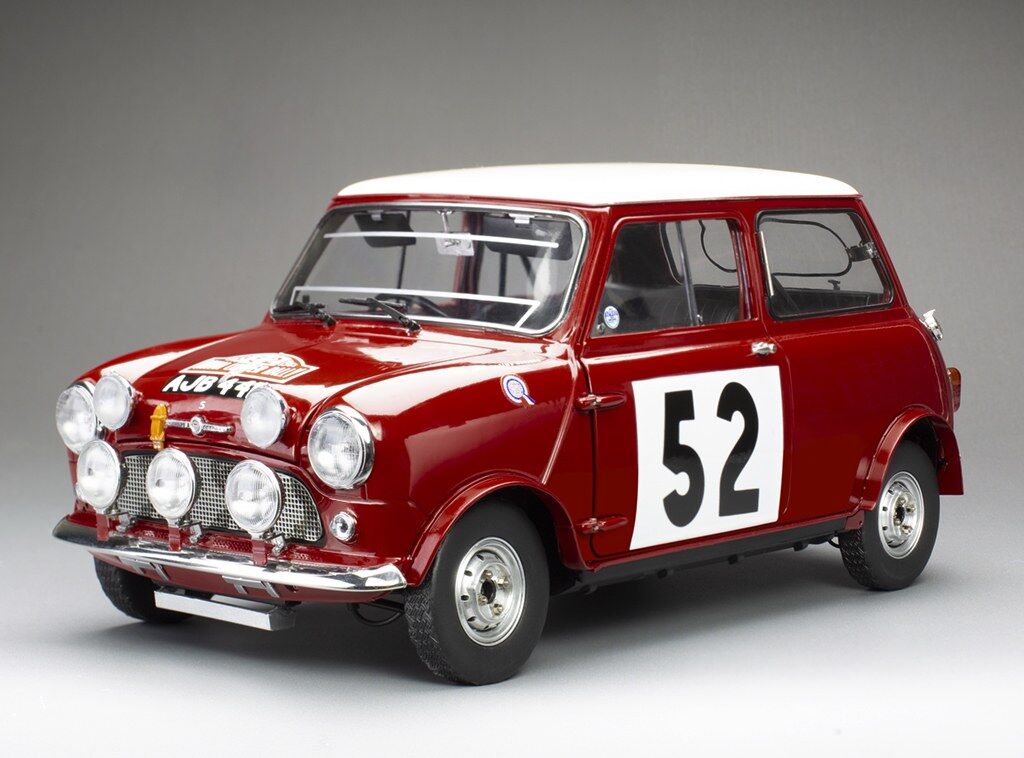 Sun Star 1/12 Mini Cooper S - #52 T.Makinen/P.Easter - Winner Rally Monaco 1965 (Limited Edition 1500pcs)