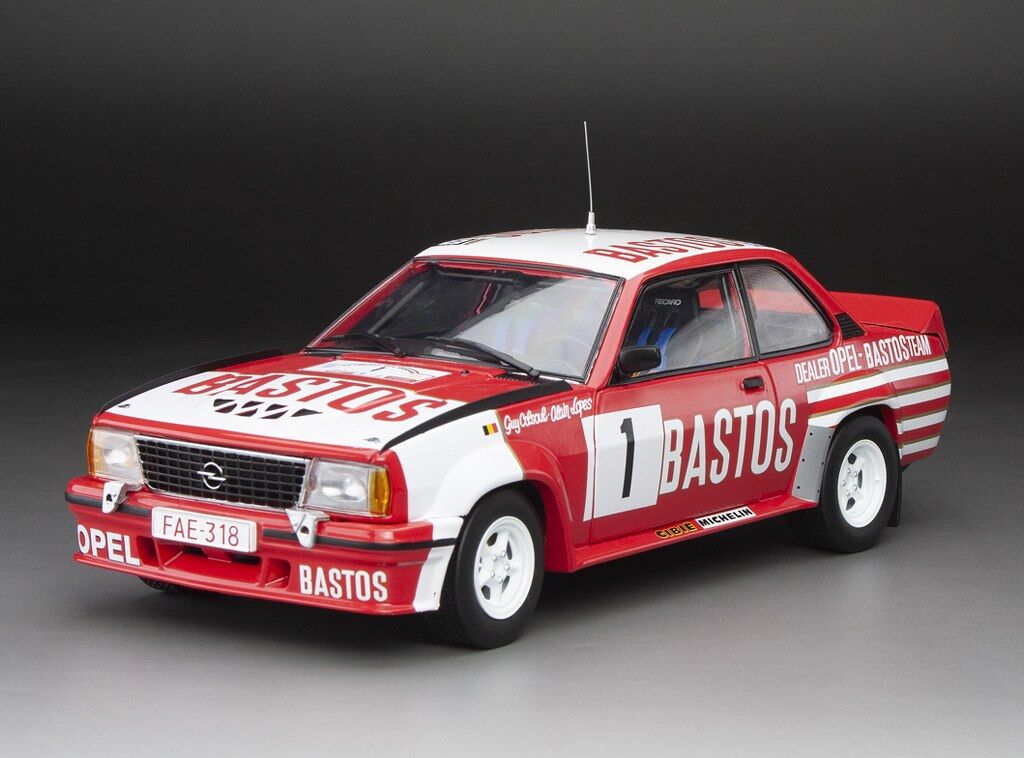 Sun Star 1/18 Opel Ascona 400 -#1 G.Colsoul/A.Lopes-2nd Circuit des Ardennes 1983 (Limited edition 998pcs)
