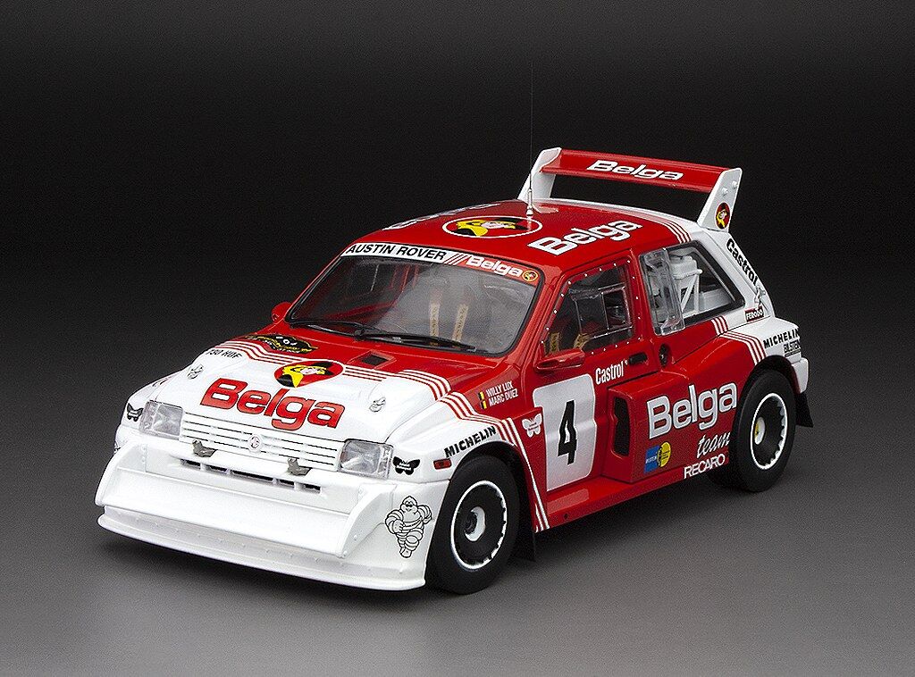 Sun Star 1/18 MG Metro 6R4 - #4 M.Duez / W.Lux - 2nd Lotto Bianchi Rally 1986 (Limited Edition 999pcs)