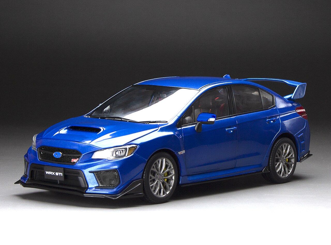 Sun Star 1/18 Subaru WRX Sti 2018 customised version - WR Blue Pearl