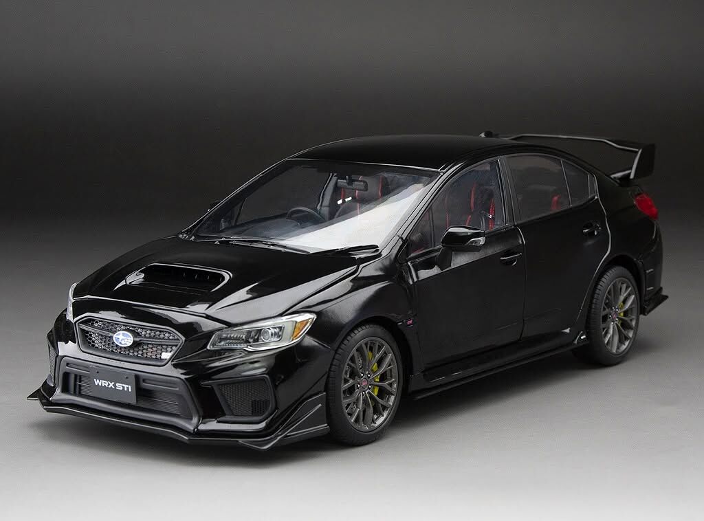 Sun Star 1/18 Subaru WRX Sti 2018 customised version - Crystal Black Silica
