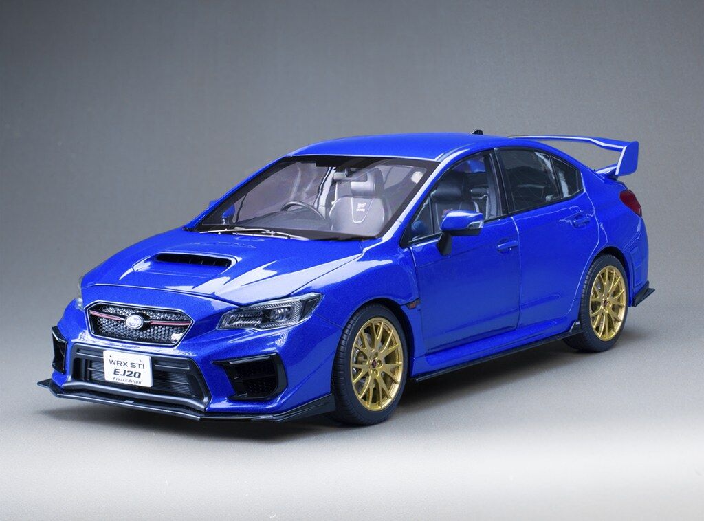 Sun Star 1/18 Subaru WRX STI EJ20 Final Edition - WB Blue Pearl Diecast Model Car
