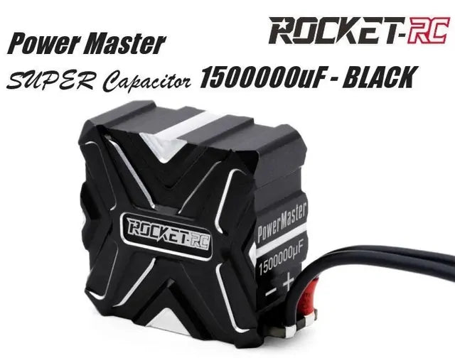 Surpass Super capacitor 1500000Î¼F  0~9.0V use for ESC    29*14.1*29.5mm  Black