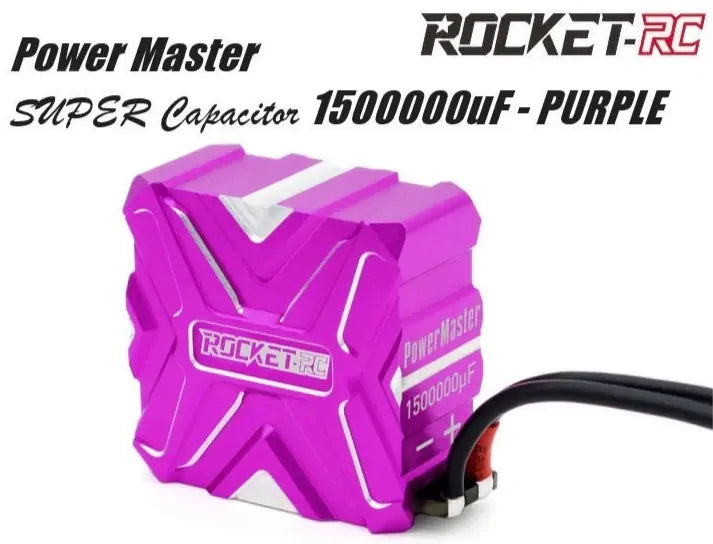Surpass Super capacitor 1500000Î¼F  0~9.0V use for ESC    29*14.1*29.5mm  Purple