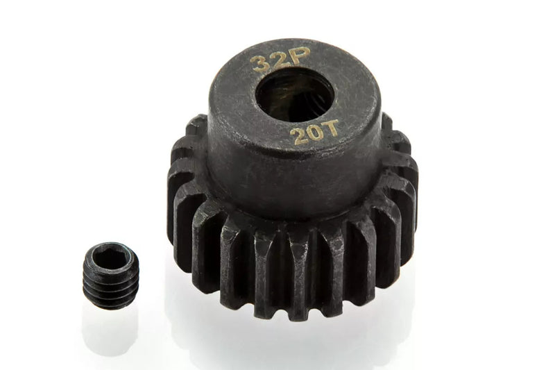 SUR-5008-01 Surpass 20T 32DP pinion gear alloy steel 5.0mm bore For 1/8 cars