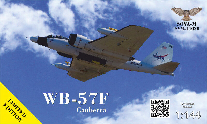 Sova-M 1/144 WB-57F "Canberra"in NASA service( Plastic Model Kit