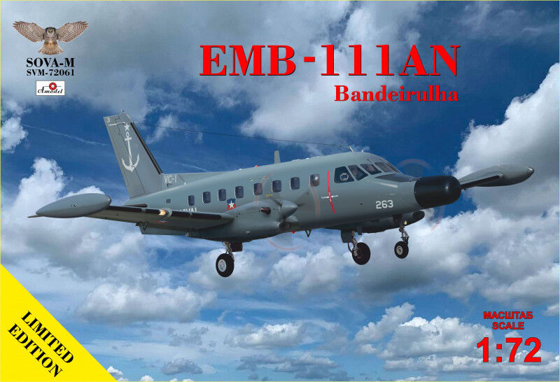 Sova-M 1/72 EMB-111AN "Bandeirulha"(Argentina/Chilean NAVY) Plastic Model Kit