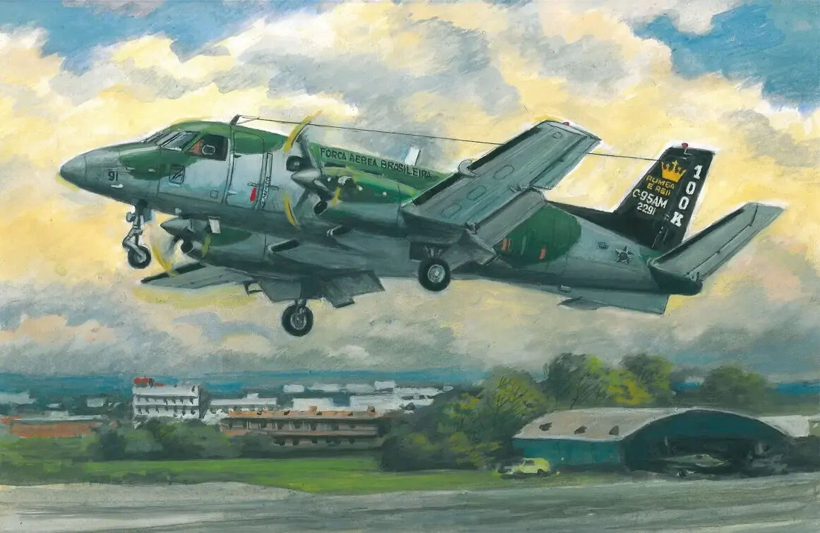 Sova-M 1/72 C-95AM military transport (Brazil A.F.) Plastic Model Kit
