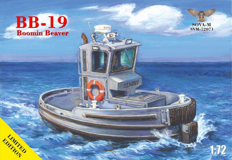 Sova-M 1/72 BB-19 "Boomin Beaver" tug boat (US NAVY) Plastic Model Kit