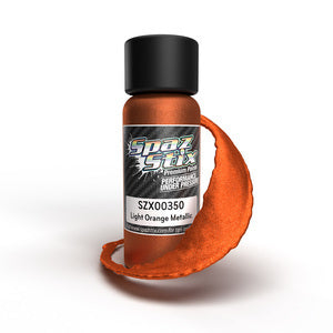 SZX00350  Light Orange Metallic Airbrush Ready Paint, 2oz Bottle SPAZ STIX