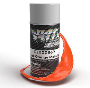 SZX00369 Dark Orange Metallic Aerosol Paint, 3.5oz Can